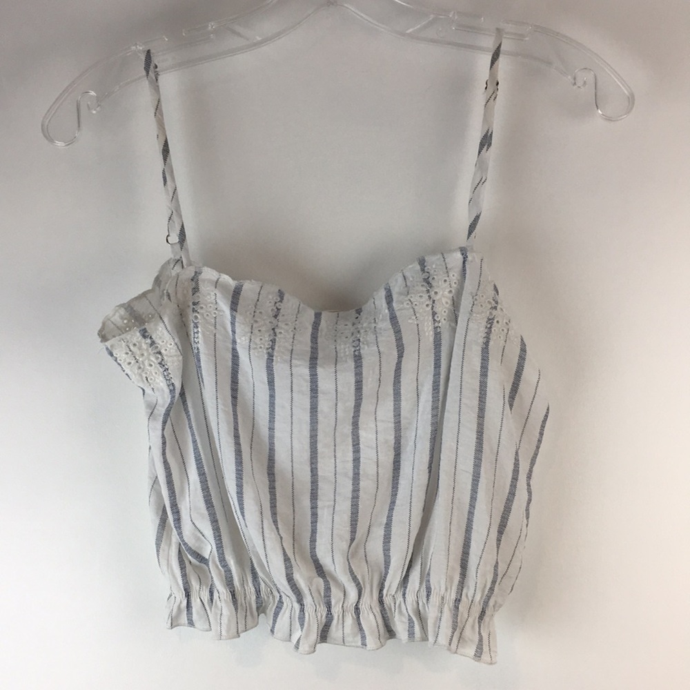 Striped LA Hearts adjustable tank